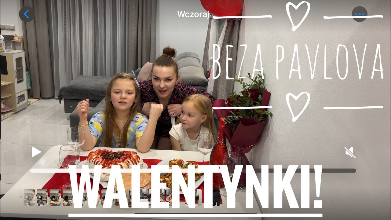 VLOG: CZY TO JUŻ KONIEC🫢?! WALENTYNKI❤️ BEZA PAVLOVA🍰