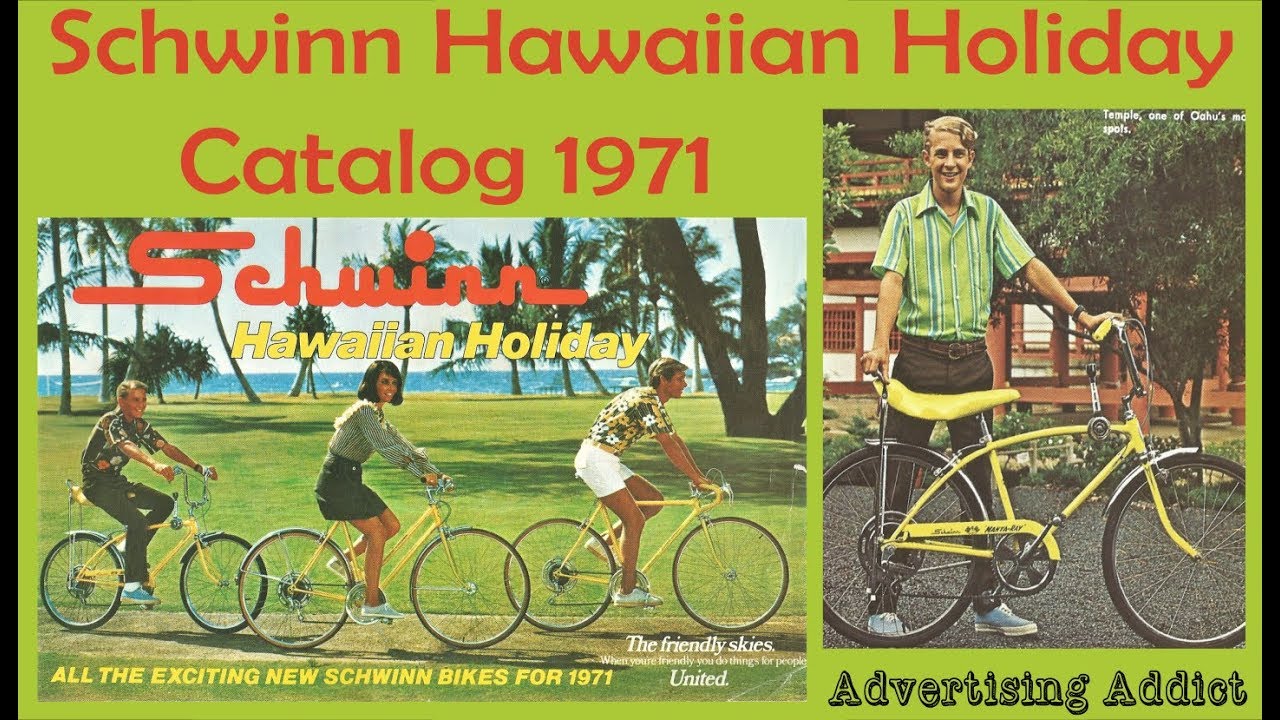 Schwinn Hawaiian Holiday Bicycle Catalog 1971 ~ Advertising Addict