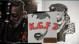 KGF2 || Sanjay Dutt || Adheera first look drawing......