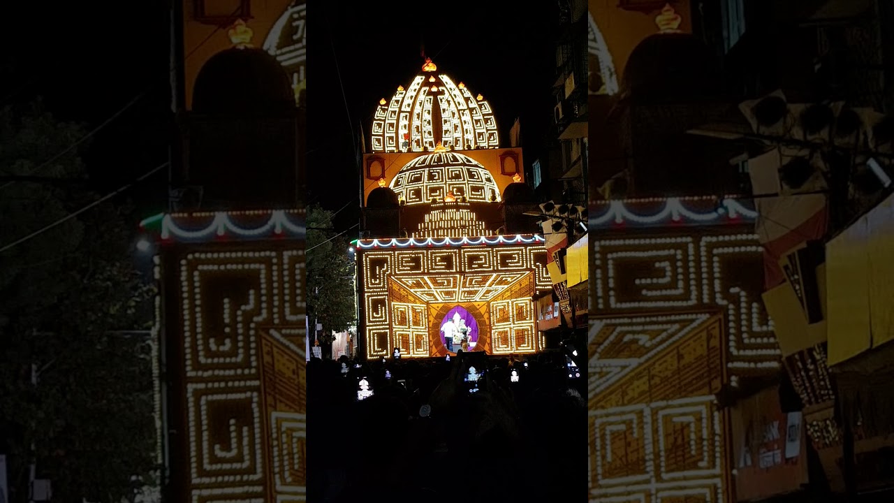 Natu Baug Mandal  Musical Lighting  Pune Ganesh Festival 2017   Rail Gadi Song