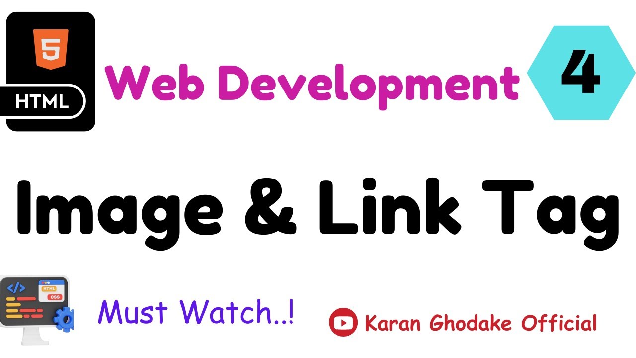 Image & Link tag in HTML | img & link tags in HTML | Web development ...
