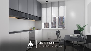 Kitchen Tutorial 3Ds Max Vray Modeling Render  Photoshop