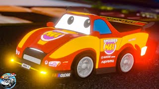 Tiny Red Car + More Vehicle Cartoons & Car Videos for Kids