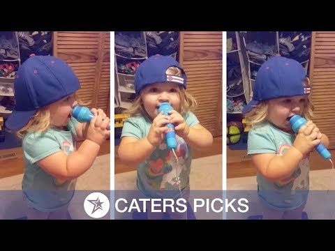 Adorable Toddler Sings USA National Anthem - This super cute two-year-old has almost mastered the American national anthem. 