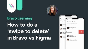 How to do a ‘swipe to delete’ in Bravo Studio vs Figma
