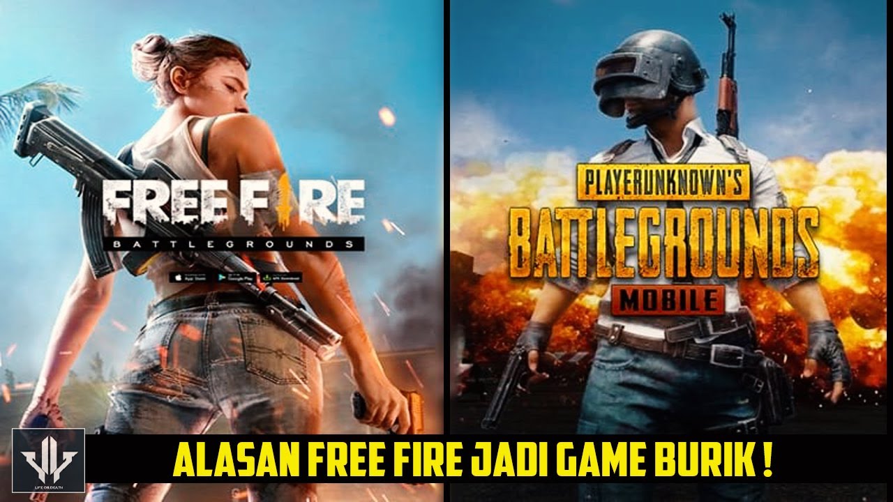 PUBG Vs Free Fire Kenapa Free Fire Mendapat GELAR Game Burik Game 8 Bit YouTube