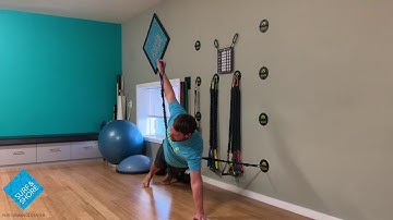 Plank With Band Rotation