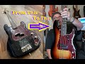 1971 fender precision bass gets restored back to life