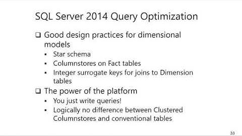24 Hours of PASS: Columnstore Indexes in SQL Server 2014 - Flipping the DW Faster Bit