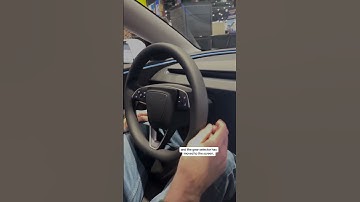 Wait, how do you select a gear or indicate a turn in the 2024 #tesla Model 3? #teslamodel3 #ev