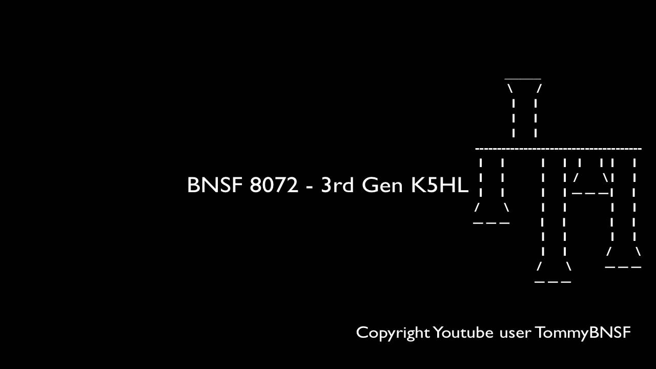 BNSF 8072 - 3rd Gen K5HL