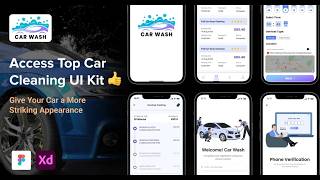 Car Wash Service UI Kit - Build Smart Car Care & Booking Apps 🚿🚗 screenshot 1