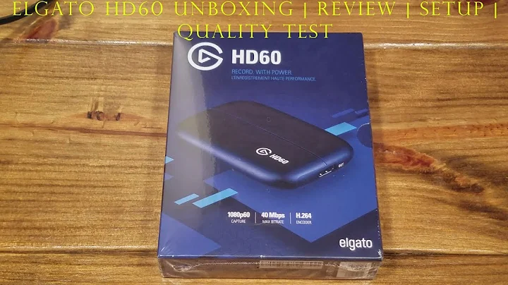 Elgato HD60 Unboxing | Review | Setup | Test IN ONE VIDEO!