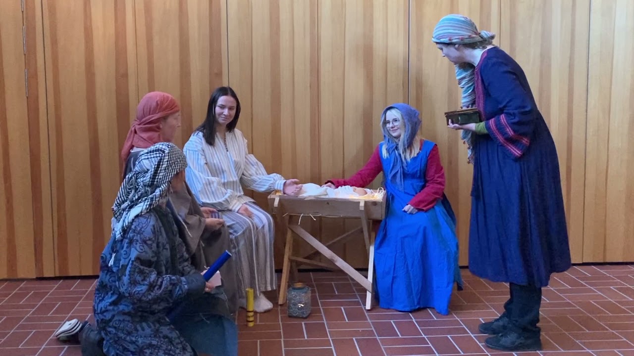 Julspel från Västerstrandskyrkan. Julevangeliet ur Barnens Bästa bibel.