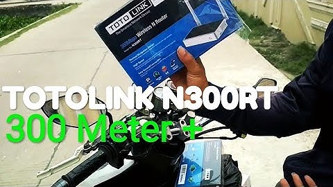 Tembak WiFi pakai Totolink N300rt jarak 300 meter +