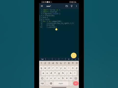 Python Graphics design 🔥🥰| Turtle GUI | #shorts #coding #youtubeshorts ...