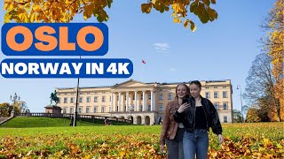 Oslo, Norway 🇳🇴 - Autumn Walk - 4K/60fps HDR - Walking Tour