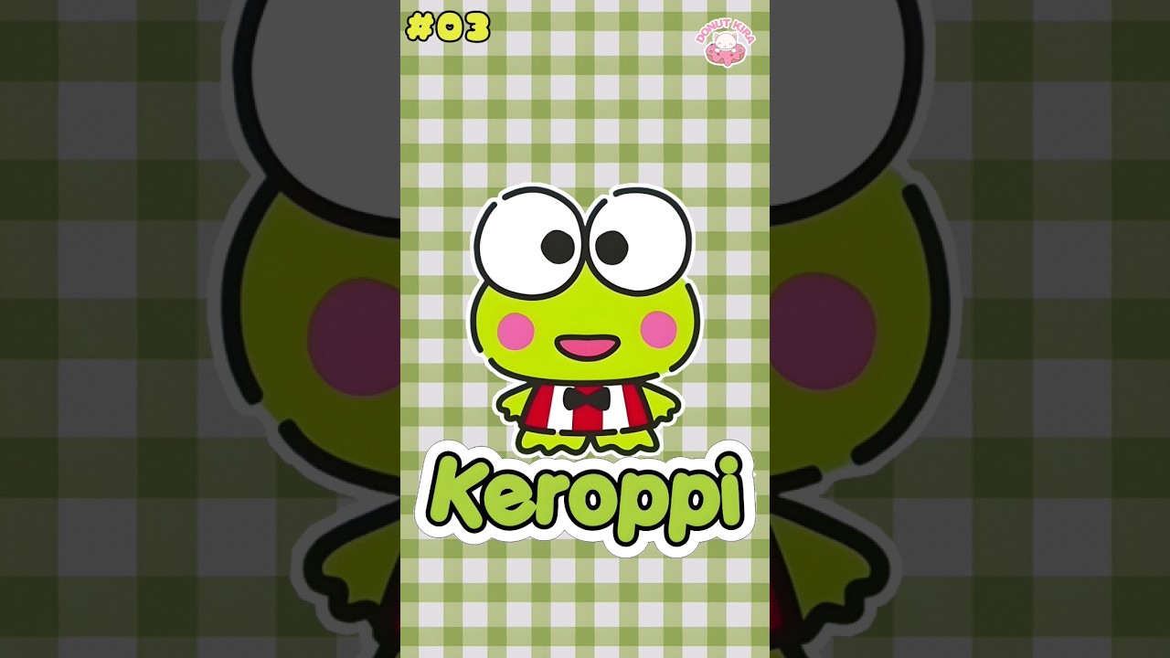 Donat Karakter Keroppi bagian 03 | Keroppi Donut Caracter part 03 