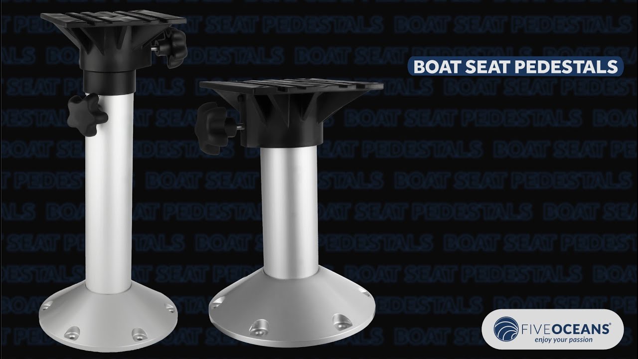 12 inches Marine Boat Seat Fixed Pedestal with 360 Degree Swivel