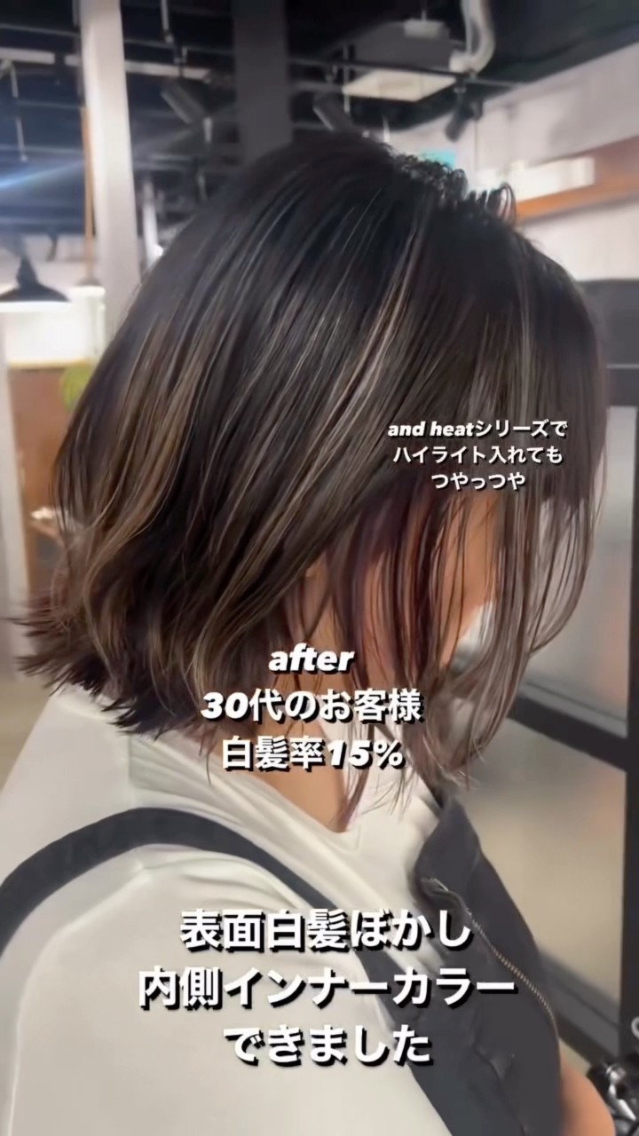 30s, 15% Gray Hair] I want to try blending grays on top with an