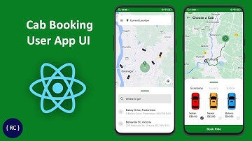 Online Cab Booking User App in React Native App UI | Uber Clone React Native | Ola Clone