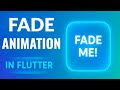 Flutter AnimatedOpacity Tutorial with Glassmorphism UI | Smooth Fade Animation Example