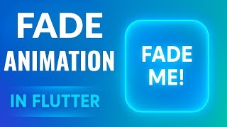 Flutter AnimatedOpacity Tutorial with Glassmorphism UI | Smooth Fade Animation Example Profile