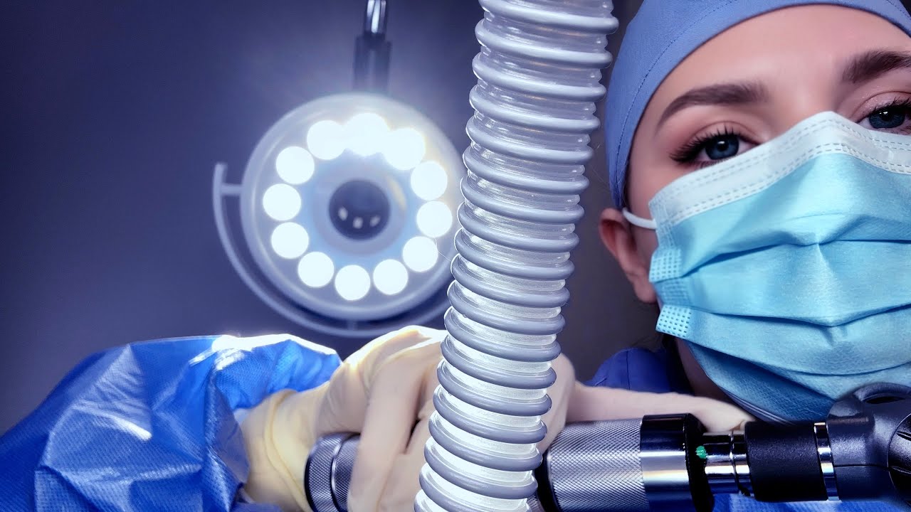 ASMR Ear Surgery | Ear Cleaning, Hearing Test | Tympanostomy Tubes