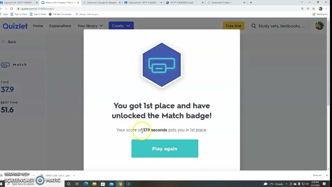 How to Play the Match Game on Quizlet