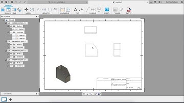 Fusion 360: Drawing Function Orthographic