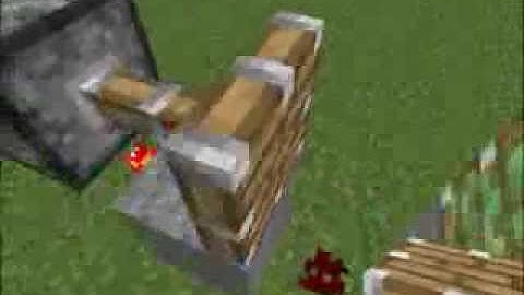 Minecraft 2 Minute Tutorial - Redstone Ore Secret Door