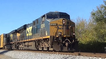 CSX ES40DC 5210 w/ Decent K5HL Leads Manifest Q647-25 on 10/26/21 (Part 2)