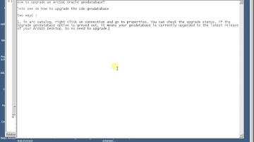 How to upgrade an ArcSDE Oracle geodatabase ESRI ?