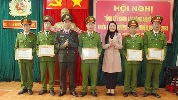 Công an Vũ Quang tổng kết công tác Công an năm 2024, triển khai nhiệm vụ năm 2025.