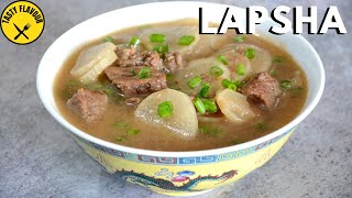 AMAZING MEAT AND RADISH CURRY - A TIBETAN SPECIALTY | RADISH MEAT CURRY | LAPSHA RECIPE by Tasty Flavour 8,125 views 2 years ago 3 minutes, 51 seconds