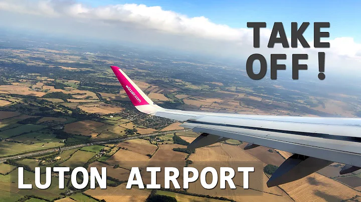 Take Off From London Luton Airport | Wizz Air Airbus A321-231
