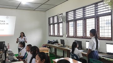Video pembelajaran informatika kelas IX mengenai Blog dan Vlog di SMP Negeri 3 Laguboti 