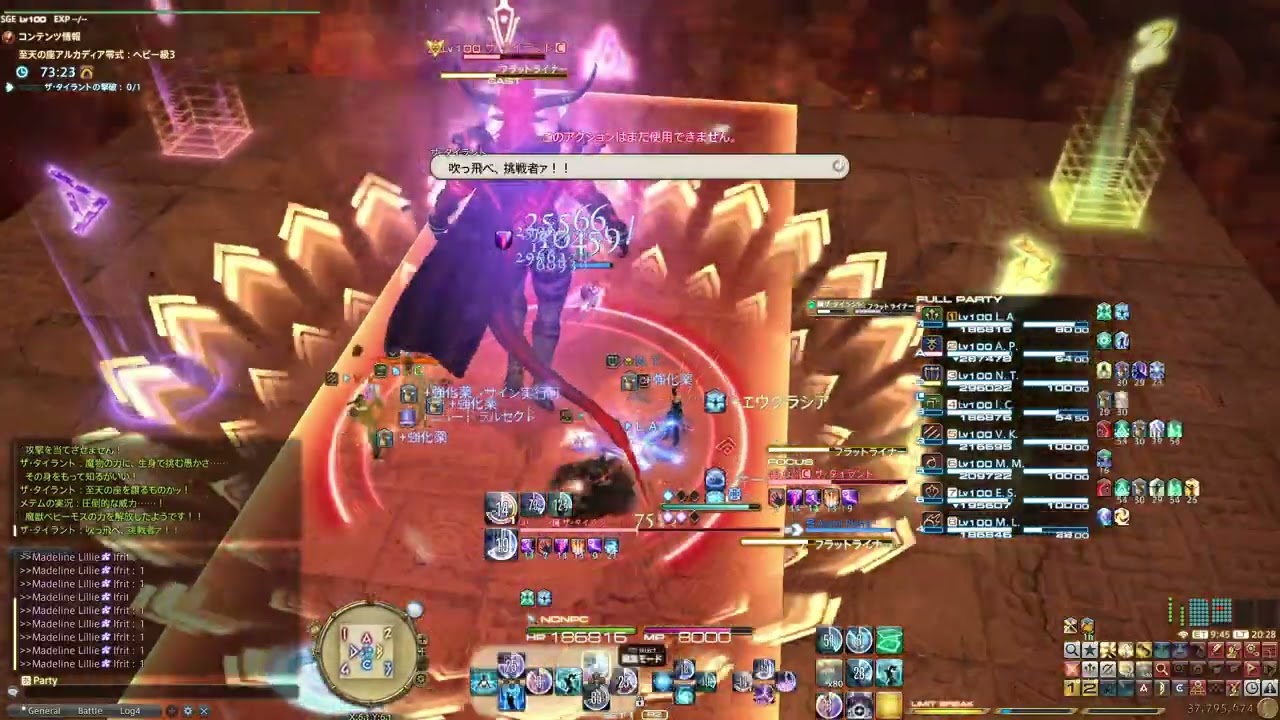 【FF14】アルカディア零式：ヘビー級３層　賢者