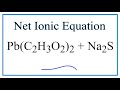 Net Ionic Equations and Spectator Ions
