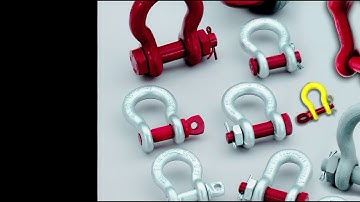Screw Pin Shackle Basics Imperial Version HD