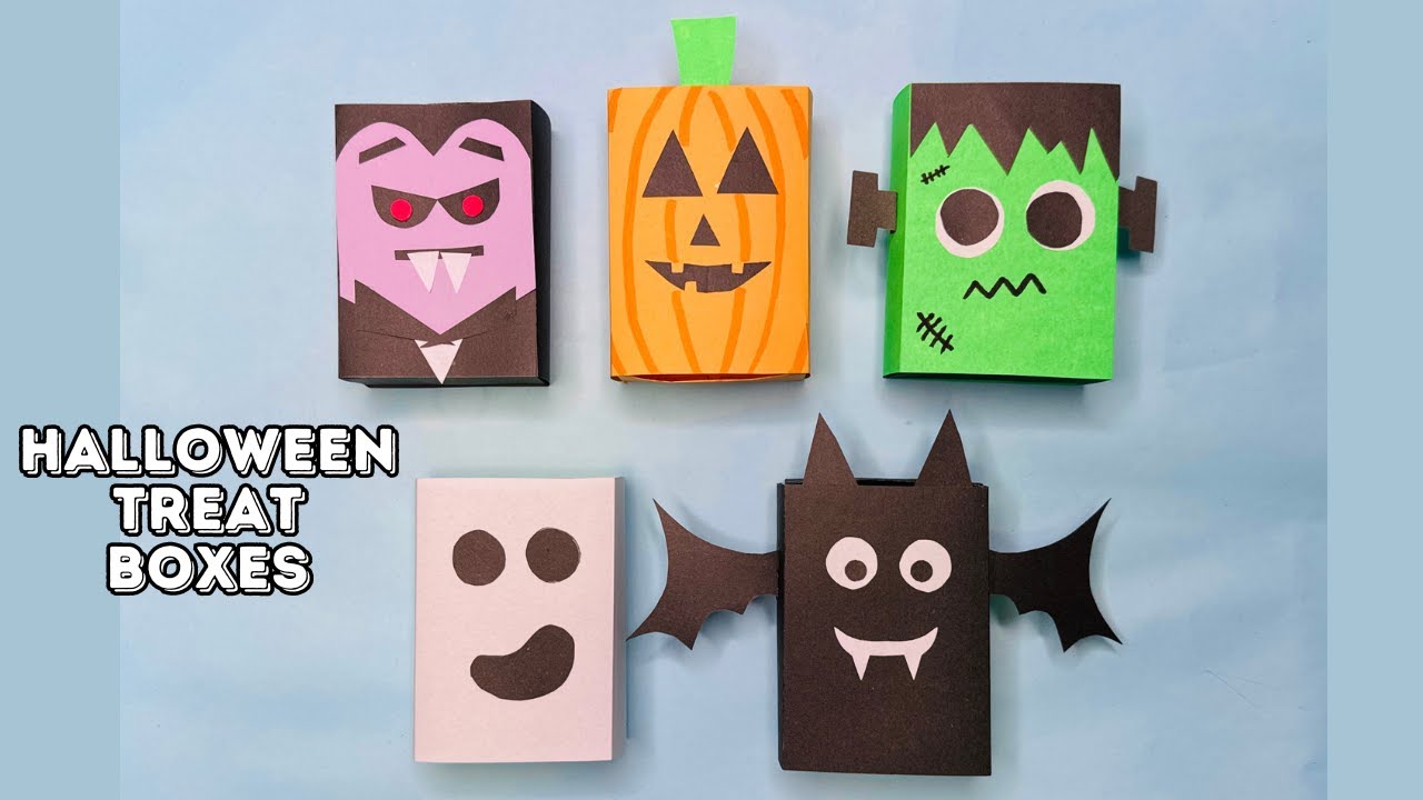 Halloween Treat Boxes | Halloween Crafts