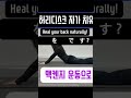 허리 디스크 환자가 매일 하는 기적의 10분 운동 (맥켄지법)