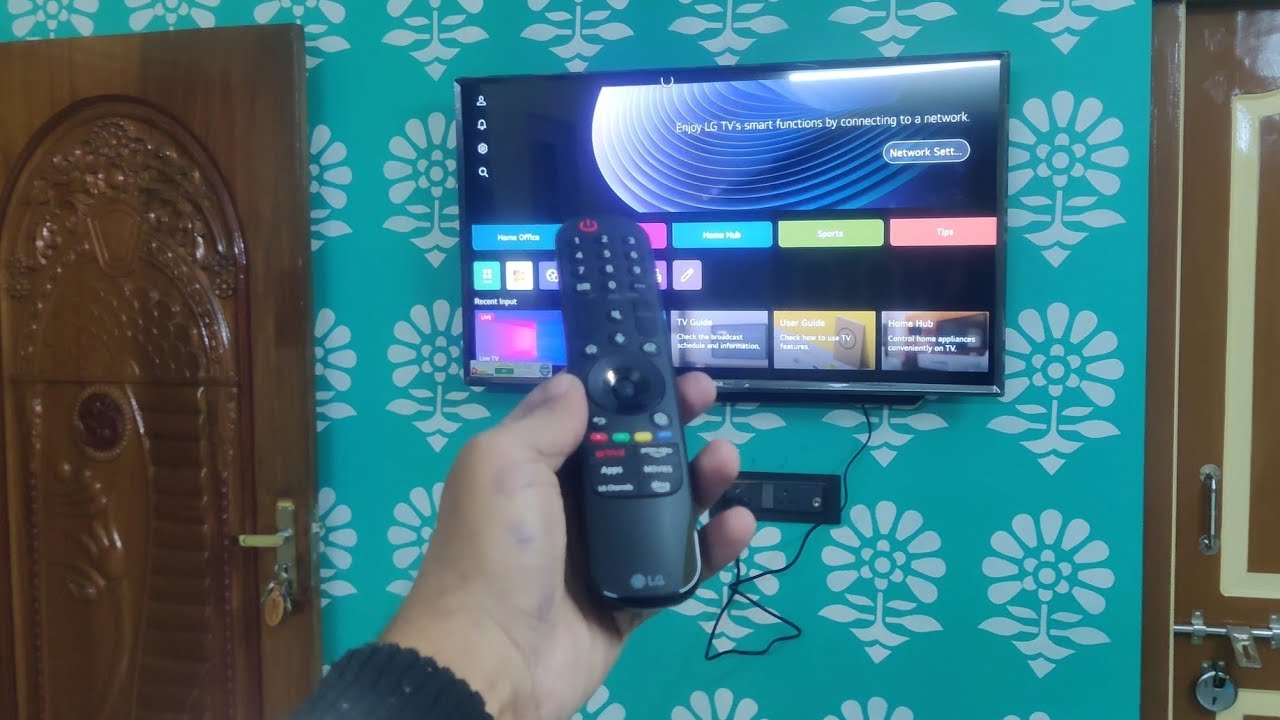 LG TV INSTALLATION || LG TV REMOTE CONTROL REVIEW MAGIC MOUSE REMOTE ...