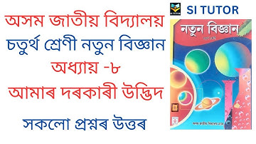 AJB Class 4 Science Chapter 8 Answer l আমাৰ দৰকাৰী উদ্ভিদ l Assam jatiya Bidyalay Class 4 Science