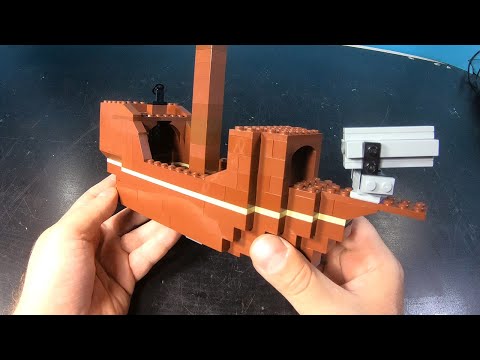 Lego Pirates IMPERIAL FLAGSHIP 10210 Stop Motion Build Review. 