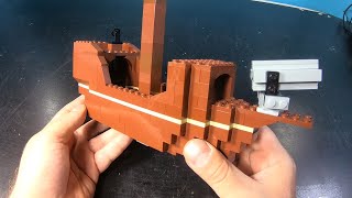 Lego Minecraft MOC Tutorial - Pirate Ship Speed Build