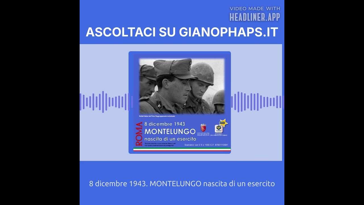 8 dicembre 1943. MONTELUNGO nascita di un esercito