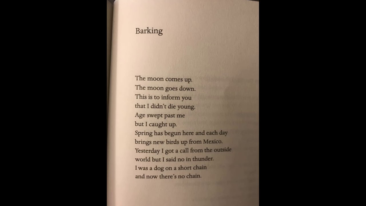 067 Jim Harrison: Barking