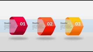 Business process slide in Microsoft PowerPoint. PPT tricks.