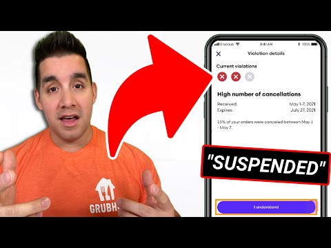 BREAKING: Grubhub Violations (These SIX Things Can Get You DEACTIVATED!)